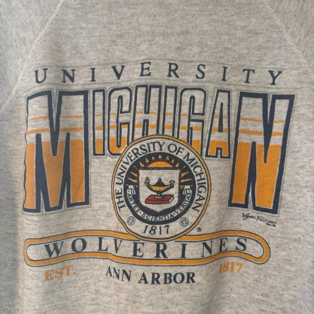 University Of Michigan Vintage Collectible Sweatshirt Size XL